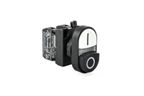 CP Series Plastic 1NO+1NC Double Single Extended Black-White 22 mm Control Unit